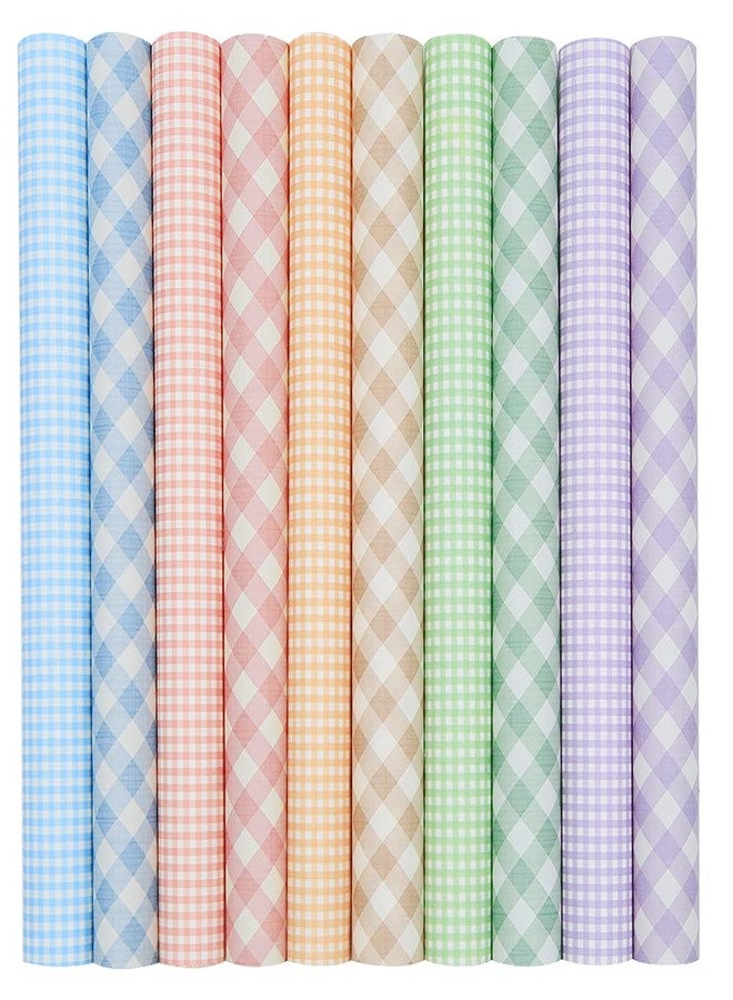 Geluode Classic Plaid Wrapping Paper, Popular Light Color in White Kraft Gift Wrapping Paper, 20x28 inches per sheet (10 sheets: 38 sq. ft. ttl.), Folded Paper for Families, Friends, Kids in Birthday, Wedding, Baby Shower, Congrats and Holiday - Image 2